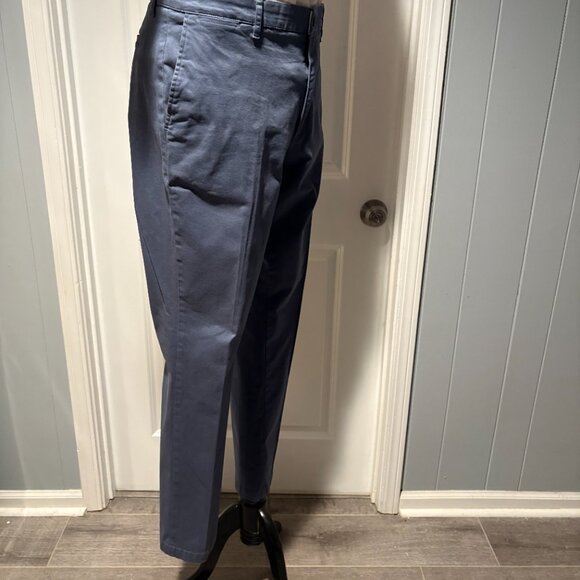 Good Threads Men's Slim Fit Navy Blue Chinos Pants Size 36W 33L. - Picture 3 of 8